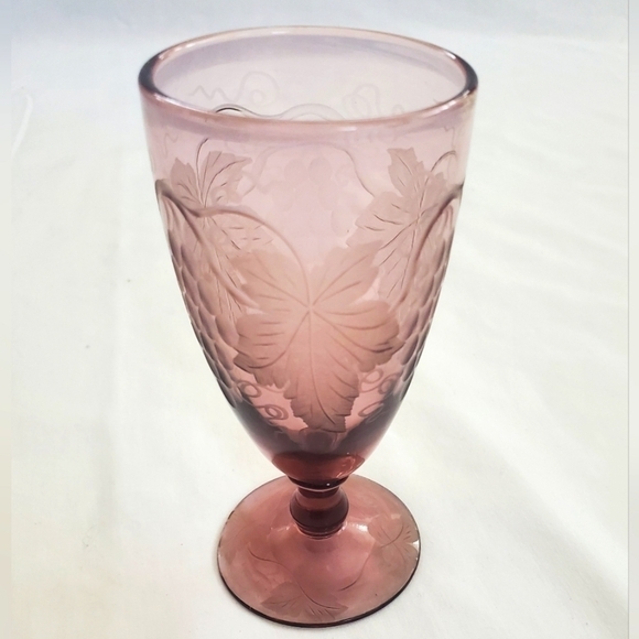 Etched Port Wine Glass - Picture 5 of 5
